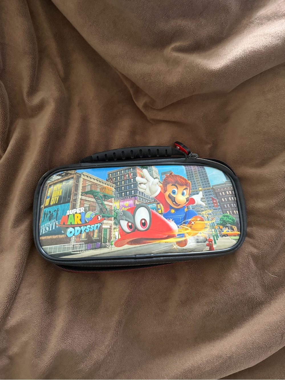 Nintendo Super Mario Odyssey Hard Shell Carry Case - Red/Blue/Black